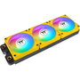 Thermaltake CT120 EX Reverse ARGB Sync Bumblebee Pack de 3, Amarillo