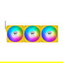 Thermaltake CT120 EX Reverse ARGB Sync Ventilador PC 120mm Amarillo 3 Unidades