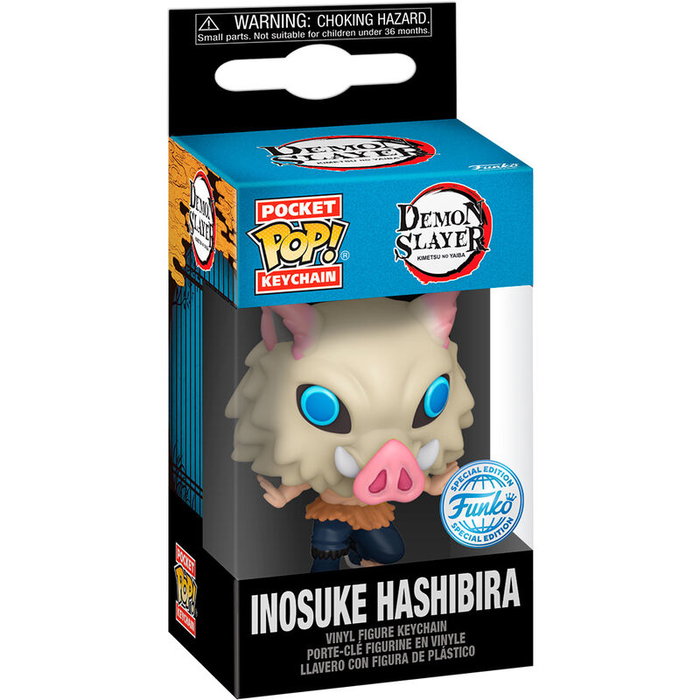 FUNKO Llavero Pocket POP! Demon Slayer Kimetsu no Yaiba Inosuke Hashibira FUNKO Llavero Pocket POP! Demon Slayer Kimetsu no Yaiba Inosuke Hashibira