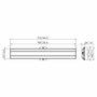 Vogel's Barra de Interfaz Professional Connect-it PFB 3409 Negro 915mm