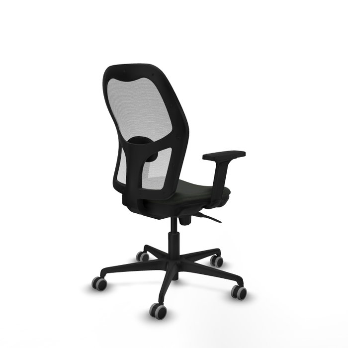 PIQUERAS Y CRESPO Silla de oficina Jorquera con mecanismo Sincro, Negro y Blanco PIQUERAS Y CRESPO Silla de oficina Jorquera con mecanismo Sincro, Negro y Blanco