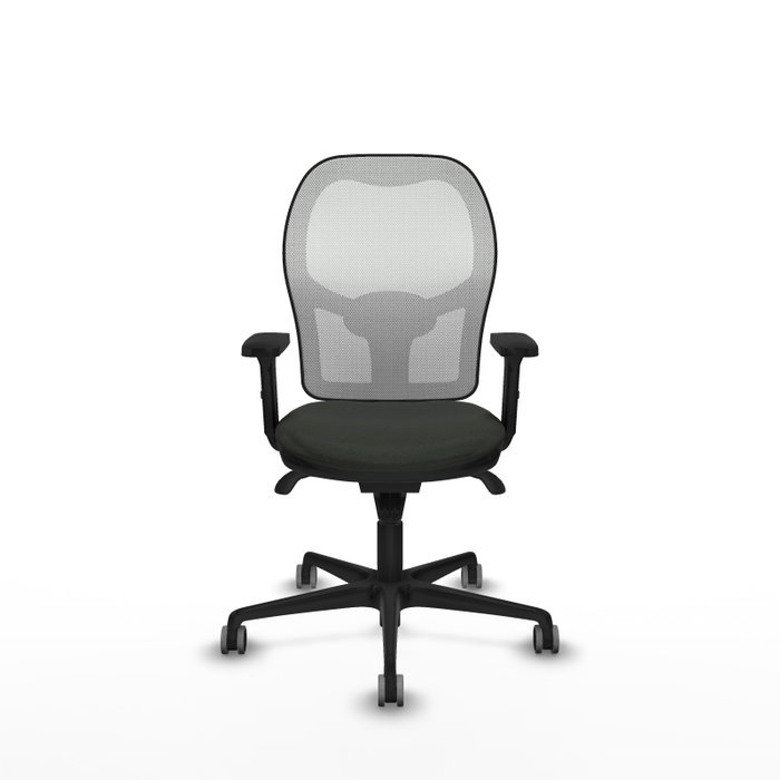 PIQUERAS Y CRESPO Silla de oficina Jorquera con mecanismo Sincro, Negro y Blanco PIQUERAS Y CRESPO Silla de oficina Jorquera con mecanismo Sincro, Negro y Blanco