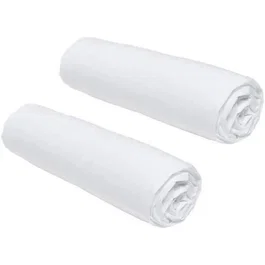 Today Conjunto de 2 cubiertas de hojas esencial 160 x 200 cm 2 personas 100% algodón tiza