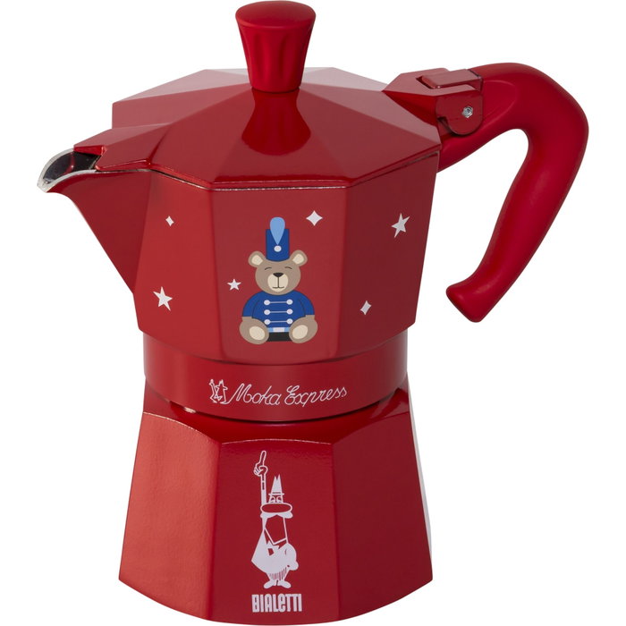Bialetti Moka Express 3TZ rojo Joyful Memories Bialetti Moka Express 3TZ rojo Joyful Memories