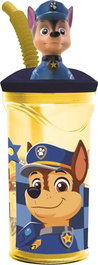 Stor Vaso Figurita 3D Paw Patrol Boy Rescue Pups 360 ml