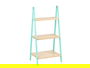 Berilo Estanteria Escalera 3 Estantes Bambu Menta 40x81x30cm