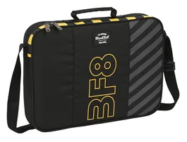 Safta Cartera Extraescolares Reciclado Blackfit8 Zone 38x28x6cm