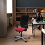 PIQUERAS Y CRESPO Silla de oficina Zulema Rojo y Gris
