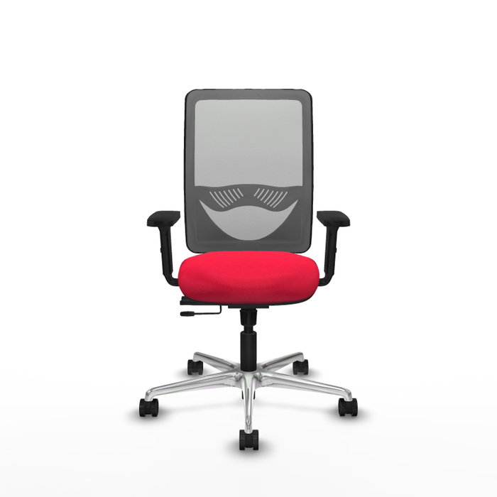 PIQUERAS Y CRESPO Silla de oficina Zulema Rojo y Gris PIQUERAS Y CRESPO Silla de oficina Zulema Rojo y Gris