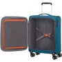 American Tourister 133189-6032 Maleta Cabina Crosstrack Spinner 55x40x20cm Expandible 4 Ruedas Candado TSA Marino/Naranja