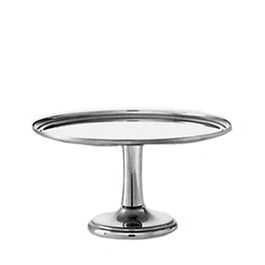 SAMBONET Portapastas Pedestal para Servir Pasteles, Diámetro 22 cm, Alto 11 cm, Orfebrería