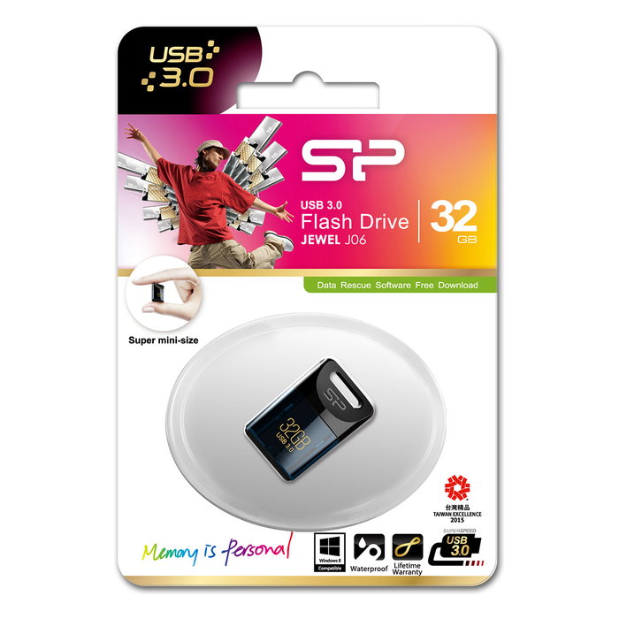 Silicon Power Jewel J06 32GB USB 3.2 Gen 1 Azul