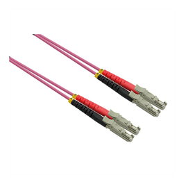 ROLINE Cable de fibra óptica duplex OM4 21.15.9497, 10 m, Violeta