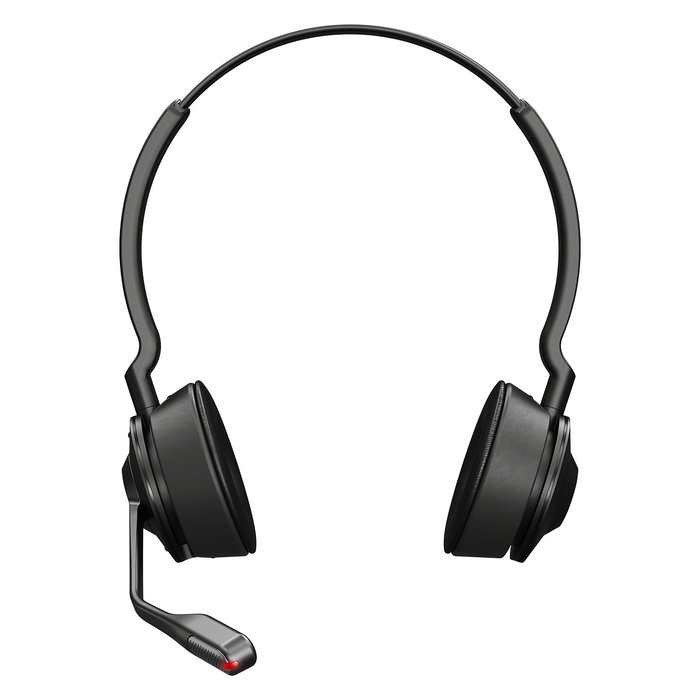 Jabra Engage 55 SE Stereo Link400a UC Auriculares Diadema Inalámbricos para Oficina/Centro de Llamadas - Supraaural, Negro