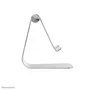 Neomounts DS15+050SL1 Soporte de Escritorio Ajustable para Tablet/Smartphone hasta 11", Plata, Inclinación 0-90°, Aluminio, con Gestión de Cables