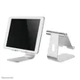 Neomounts DS15+050SL1 Soporte de Escritorio Ajustable para Tablet/Smartphone hasta 11", Plata, Inclinación 0-90°, Aluminio, con Gestión de Cables
