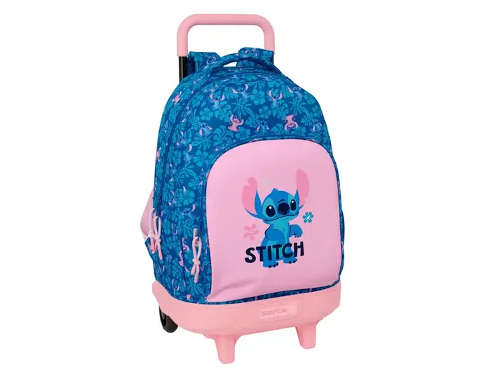 Safta Mochila con Ruedas Stitch Disney Extraíble 45cm
