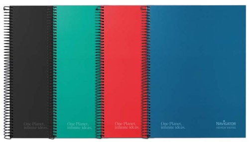 Bloc Navigator Micro.Tapa Extra A4+ 120H Cuadric.5X5 80G 5 Col. Banda Surtido (5 Col. Vivos) (Set de 5) Bloc Navigator Micro.Tapa Extra A4+ 120H Cuadric.5X5 80G 5 Col. Banda Surtido (5 Col. Vivos) (Set de 5)