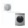 ECOVACS WINBOT W3 Omni Limpiacristales Robot, Aspiración 8000 Pa, Plata y Blanco, Autonomía 110 min, Universal