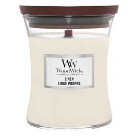 Woodwick Core Medium Linen Vela Aromática Grande 658 gr