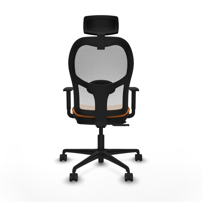 PIQUERAS Y CRESPO Silla de oficina Jorquera Naranja y Blanco PIQUERAS Y CRESPO Silla de oficina Jorquera Naranja y Blanco