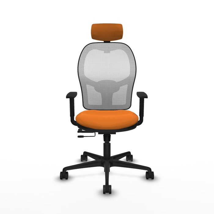 PIQUERAS Y CRESPO Silla de oficina Jorquera Naranja y Blanco PIQUERAS Y CRESPO Silla de oficina Jorquera Naranja y Blanco