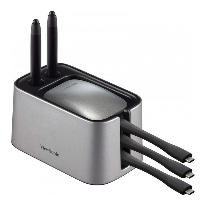 ViewSonic Base de carga opcional ViewBoard Cast Cradle para botones y lápices VB-BOX-001 - Gris ViewSonic Base de carga opcional ViewBoard Cast Cradle para botones y lápices VB-BOX-001 - Gris