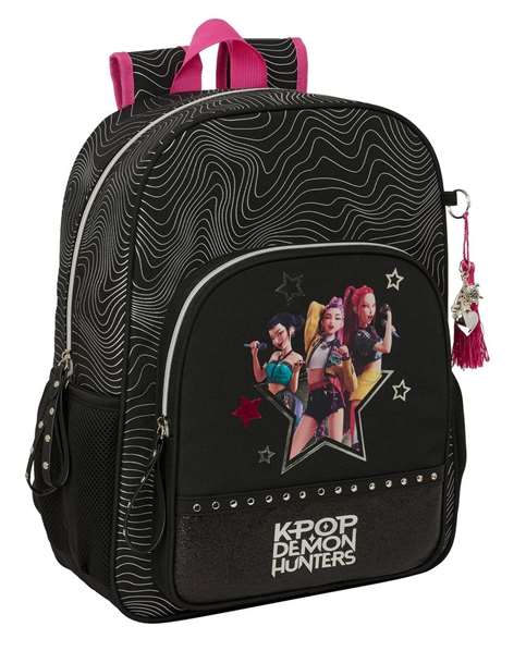 Safta Mochila adapt. carro K-Pop Demon Hunters Energy 33x42x14cm Edad mínima 3 años Safta Mochila adapt. carro K-Pop Demon Hunters Energy 33x42x14cm Edad mínima 3 años