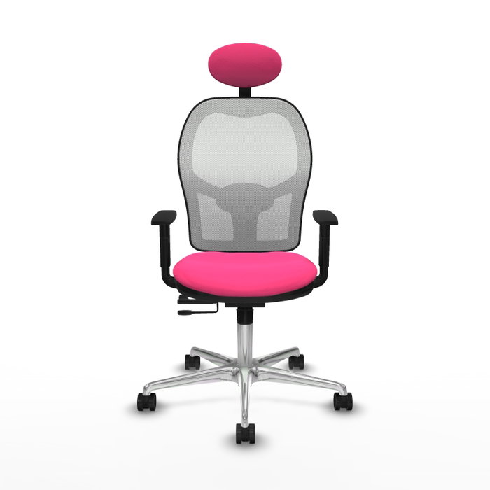 PIQUERAS Y CRESPO Silla de oficina Jorquera Rosa y Blanco PIQUERAS Y CRESPO Silla de oficina Jorquera Rosa y Blanco