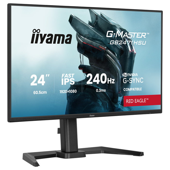Iiyama G-Master GB2471HSU-B1 Monitor Gaming 23.8 pulg Full HD 240 Hz Fast IPS Negro