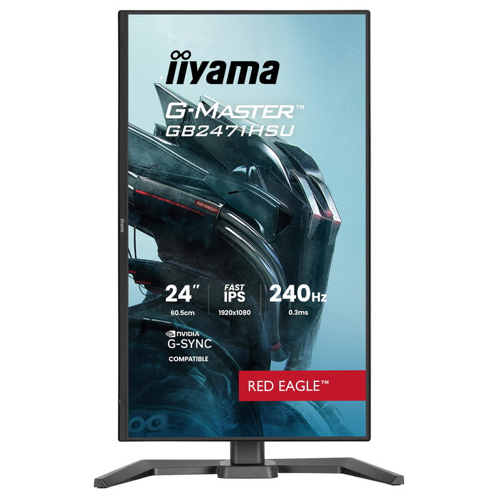 Iiyama G-Master GB2471HSU-B1 Monitor Gaming 23.8 pulg Full HD 240 Hz Fast IPS Negro