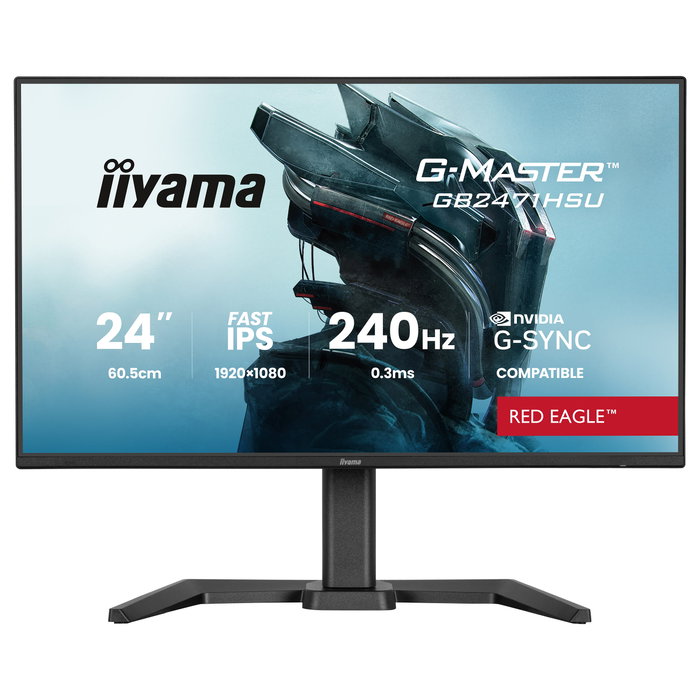 Iiyama G-Master GB2471HSU-B1 Monitor Gaming 23.8 pulg Full HD 240 Hz Fast IPS Negro