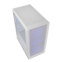 NOX Infinity IOTA Semitorre Blanca con Cristal Templado y ARGB