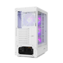 NOX Infinity IOTA Semitorre Blanca con Cristal Templado y ARGB