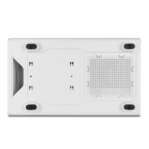 NOX Infinity IOTA Semitorre Blanca con Cristal Templado y ARGB
