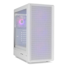 NOX Infinity IOTA NXINFTYIOTAWH Caja Semitorre ATX Blanco ARGB USB 3.0 Ventana