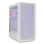 NOX Infinity IOTA Semitorre Blanca con Cristal Templado y ARGB