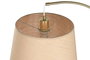 DKD Home Decor Lámpara de Pie Metal y Bambú Dorado y Beige