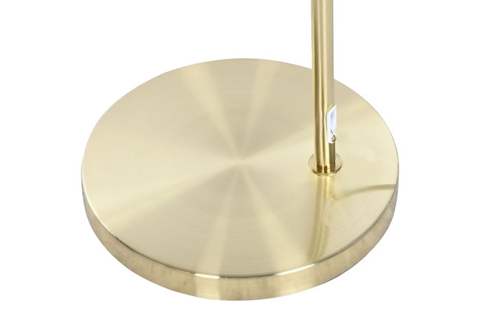 DKD Home Decor Lámpara de Pie Metal y Bambú Dorado y Beige DKD Home Decor Lámpara de Pie Metal y Bambú Dorado y Beige