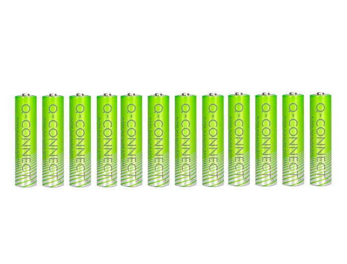 Q-connect Pila Alcalina AAA Blister con 12 Unidades 1.150 mAh
