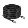 DeLOCK Cable de red RJ45 Cat.6A S/FTP PE Outdoor 20 m negro