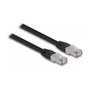 DeLOCK Cable de red RJ45 Cat.6A S/FTP PE Outdoor 20 m negro