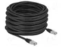 DeLOCK Cable de red Cat.6A S/FTP PE Outdoor 20 m negro