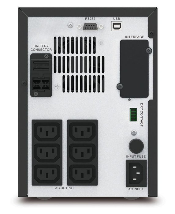 APC Easy UPS SMV 0,75 kVA 525 W 6 Salidas AC Torre Negro APC Easy UPS SMV 0,75 kVA 525 W 6 Salidas AC Torre Negro