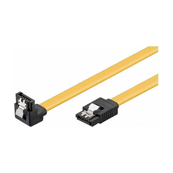 Goobay 95018 Cable SATA 0,3 m 90° Amarillo Goobay 95018 Cable SATA 0,3 m 90° Amarillo