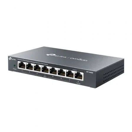 TP-Link TL-RP108GE Switch Gestionado Gigabit con 8 Puertos RJ-45 PoE 10/100/1000 Mbps