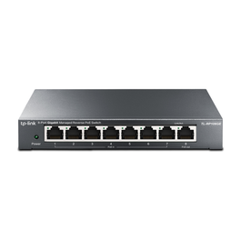 TP-Link TL-RP108GE Switch Gestionado L2 Gigabit Ethernet 8 Puertos PoE Negro