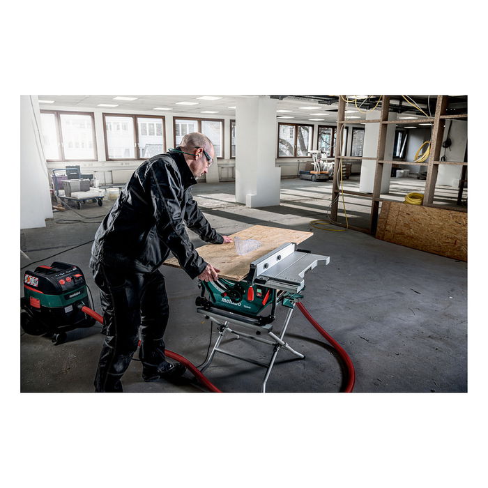 Metabo TS 254 M Sierra de Mesa con Guía Paralela, 1500W, Velocidad 4200 RPM, Corte Máximo 8 cm, Ancho Corte 52 cm, Ángulo de Giro -1.5 a 46.5 Grados Metabo TS 254 M Sierra de Mesa con Guía Paralela, 1500W, Velocidad 4200 RPM, Corte Máximo 8 cm, Ancho Corte 52 cm, Ángulo de Giro -1.5 a 46.5 Grados