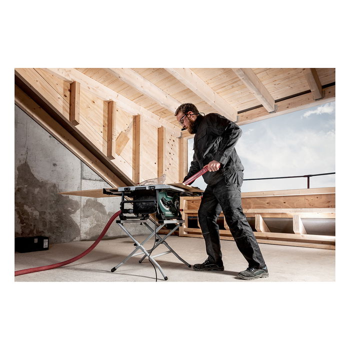 Metabo TS 254 M Sierra de Mesa con Guía Paralela, 1500W, Velocidad 4200 RPM, Corte Máximo 8 cm, Ancho Corte 52 cm, Ángulo de Giro -1.5 a 46.5 Grados Metabo TS 254 M Sierra de Mesa con Guía Paralela, 1500W, Velocidad 4200 RPM, Corte Máximo 8 cm, Ancho Corte 52 cm, Ángulo de Giro -1.5 a 46.5 Grados