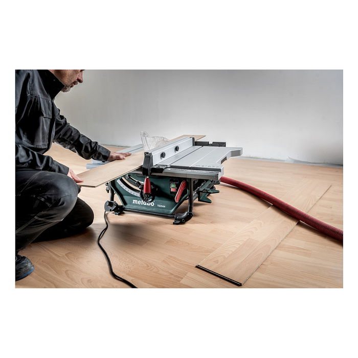 Metabo TS 254 M Sierra de Mesa con Guía Paralela, 1500W, Velocidad 4200 RPM, Corte Máximo 8 cm, Ancho Corte 52 cm, Ángulo de Giro -1.5 a 46.5 Grados Metabo TS 254 M Sierra de Mesa con Guía Paralela, 1500W, Velocidad 4200 RPM, Corte Máximo 8 cm, Ancho Corte 52 cm, Ángulo de Giro -1.5 a 46.5 Grados